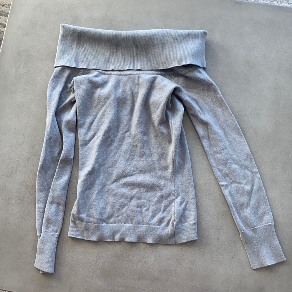 BCBG off the shoulder sweater